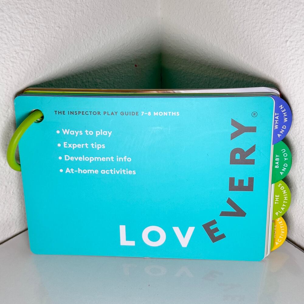 Lovevery‎ The Inspector Play Guide Montessori Activity Book For 7-8 Months